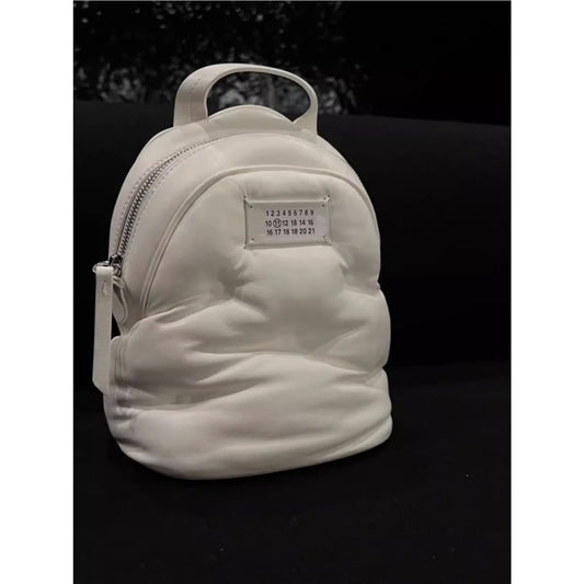 Women's Comfortable Sheepskin Chain Leather Mini Backpacks