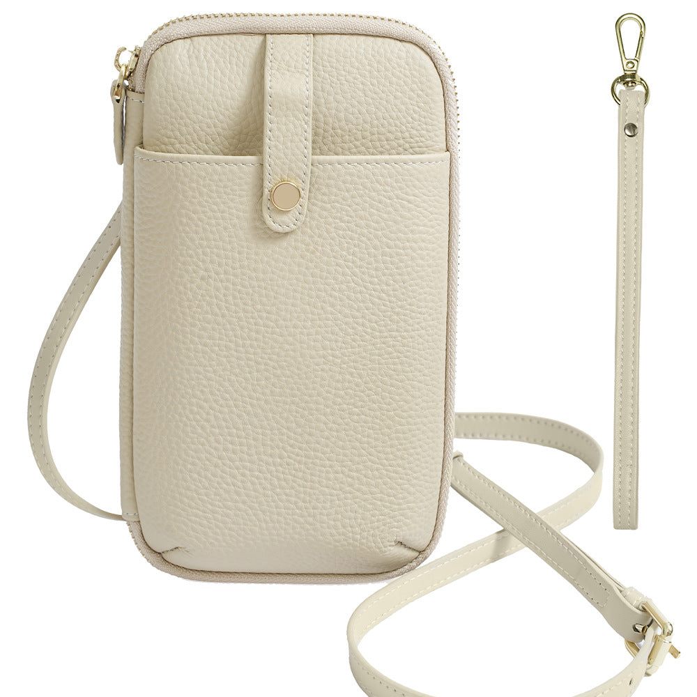 Women's Leather First Layer Cowhide Fashion Cell Phone Bags
