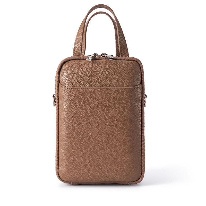Women's Fashion Cowhide Trendy Simple Portable Genuine Crossbody Bags