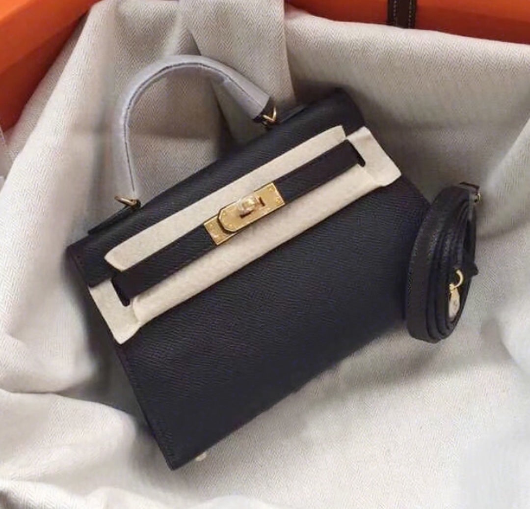 Women's Second Generation Kelly Leather Portable Shoulder Bags