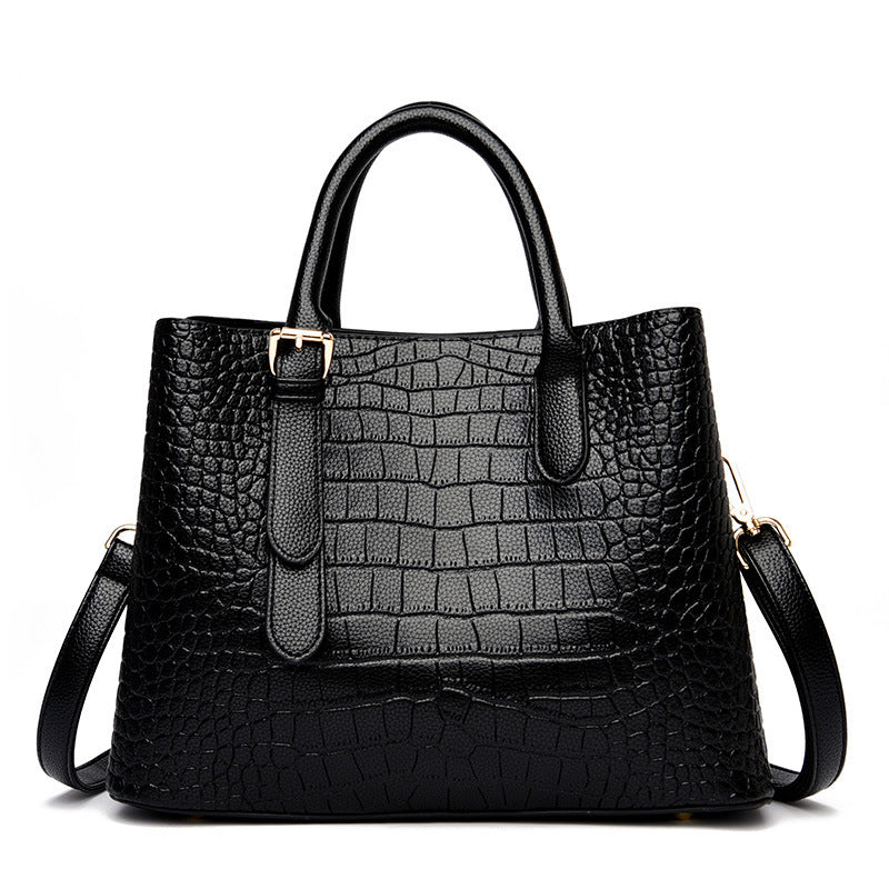 Women's Creative Comfortable Fashion Crocodile Pattern Handbags
