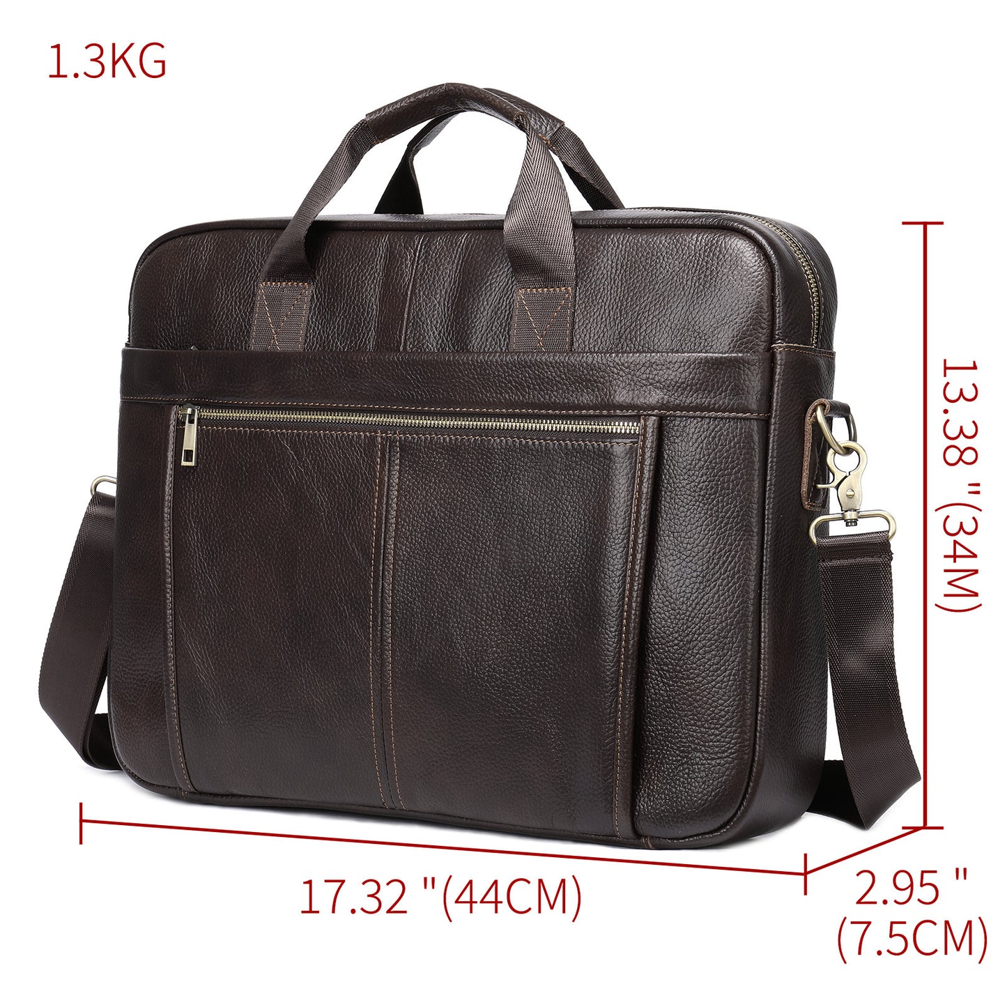 Men's Genuine Leather Business Computer Cowhide Fashion Men's Briefcases