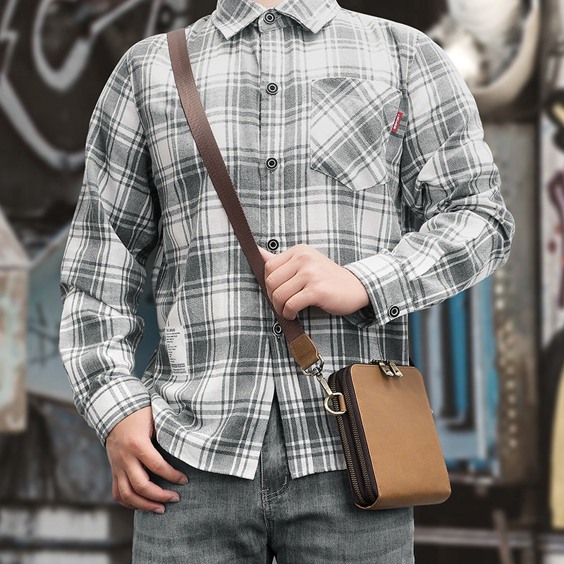 Men's Strictly Selected Retro Leather Cowhide Bags