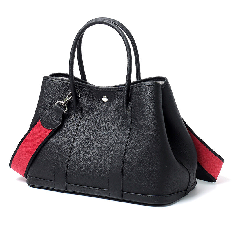 Women's First Layer Cowhide Simplicity Genuine Leather Handbags