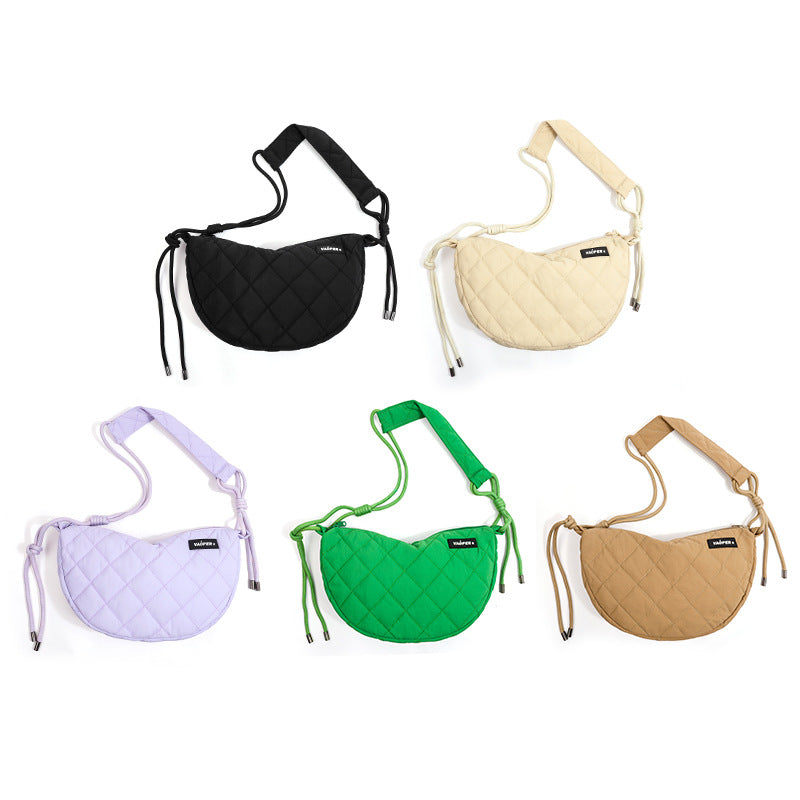 Men's Hello Fashion Down Female Riding Dumpling Bags
