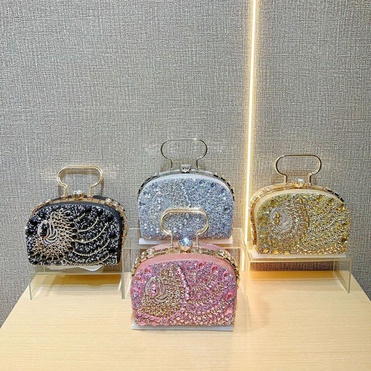Shiny High-density Elegant Wedding Cheongsam Full Bags