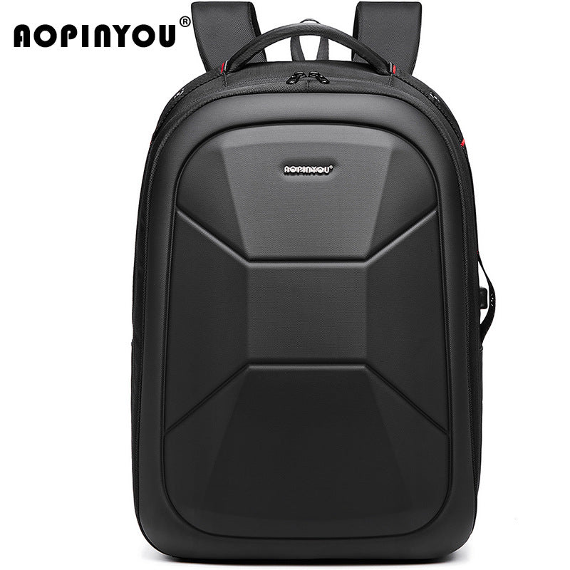 Men's Three-dimensional Large Capacity Hard Shell Computer Backpacks