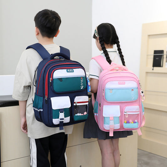 British Large Capacity Waterproof Rucksack Three Elementary School Students' Schoolbags