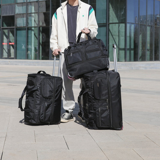 Women's & Men's For Large Capacity Scalable With Wheels Travel Bags