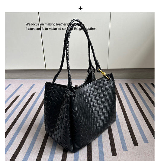 Woven Parachute Large Capacity Commuter Open Shoulder Bags