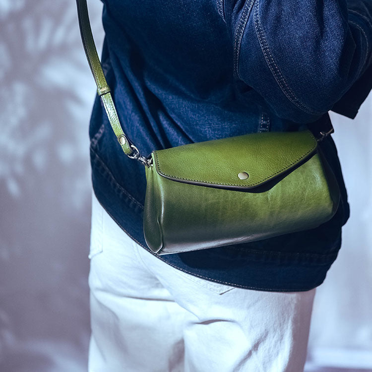Women's Leather Lightweight Organ Mobile First Layer Shoulder Bags