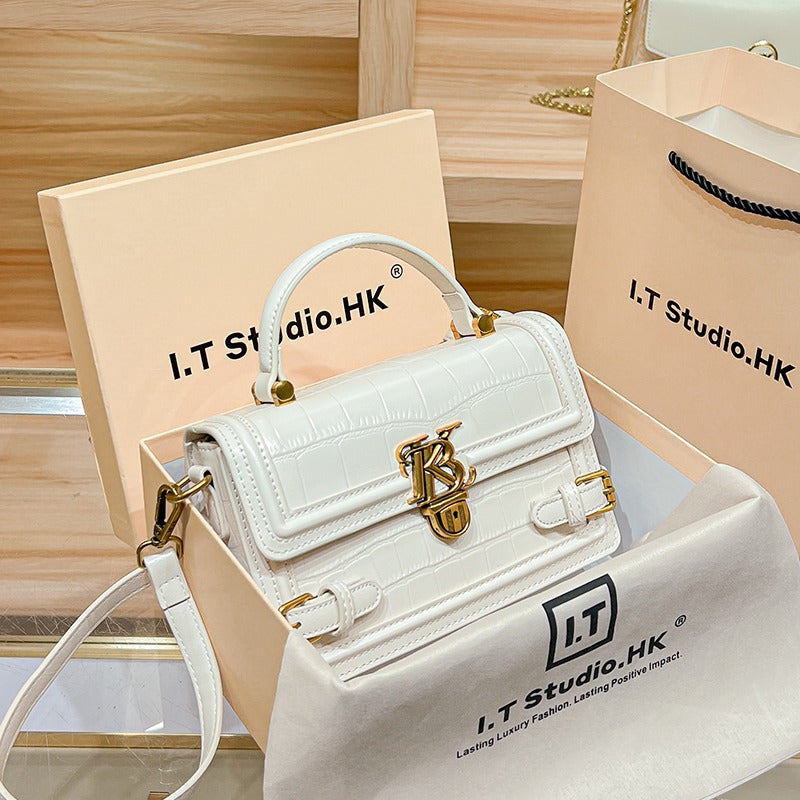 Women's Genuine Leather Simple Trendy Fashion Shoulder Bags