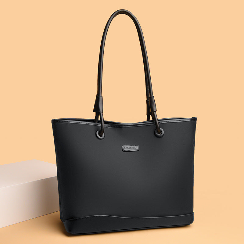 Women's Oxford Cloth With Leather Large Popular Shoulder Bags