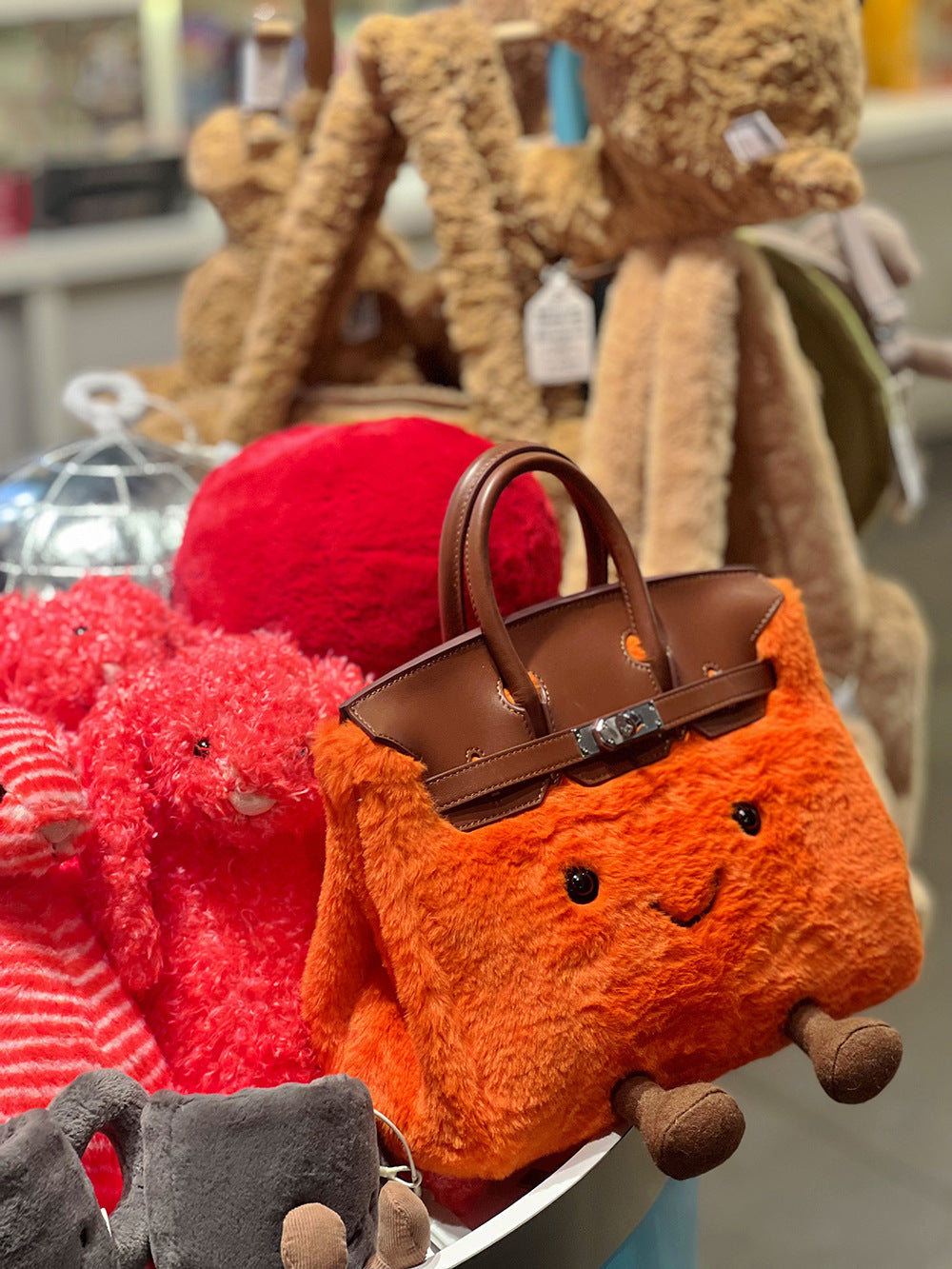 Limited Edition Cute Furry Elf Kelly Crossbody Bags
