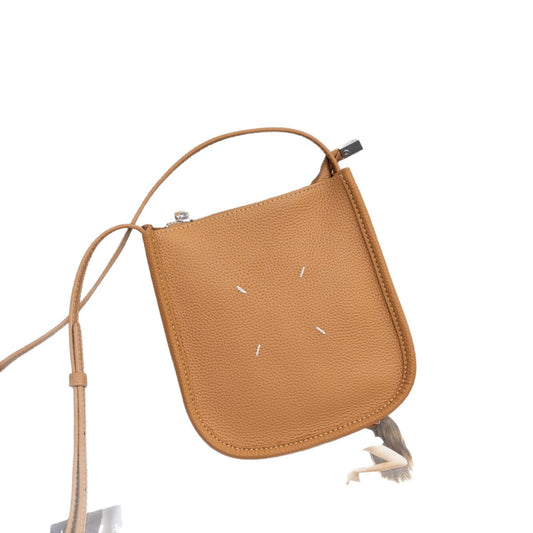 Women's First Layer Leather Simple Genuine Practical Phone Bags