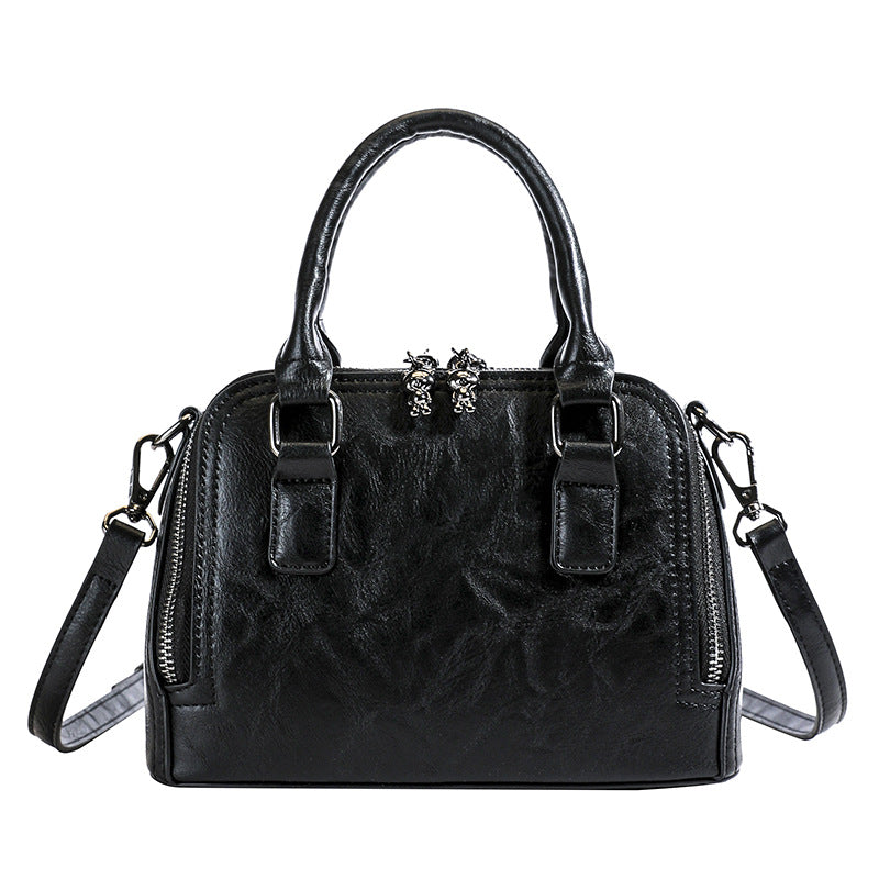 Source Retro Textured Street City Leisure Shoulder Bags