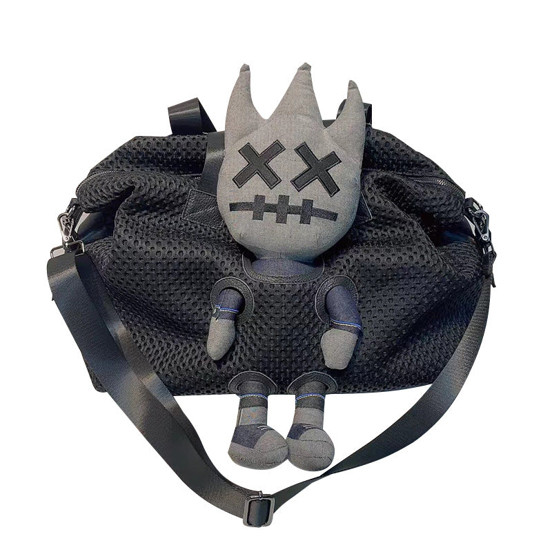 Fashion Mesh Large Capacity Personalized Doll Travel Bags