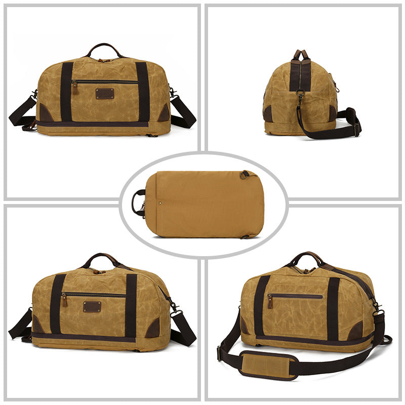 Graceful Retro Large Capacity Canvas Multifunctional Travel Bags