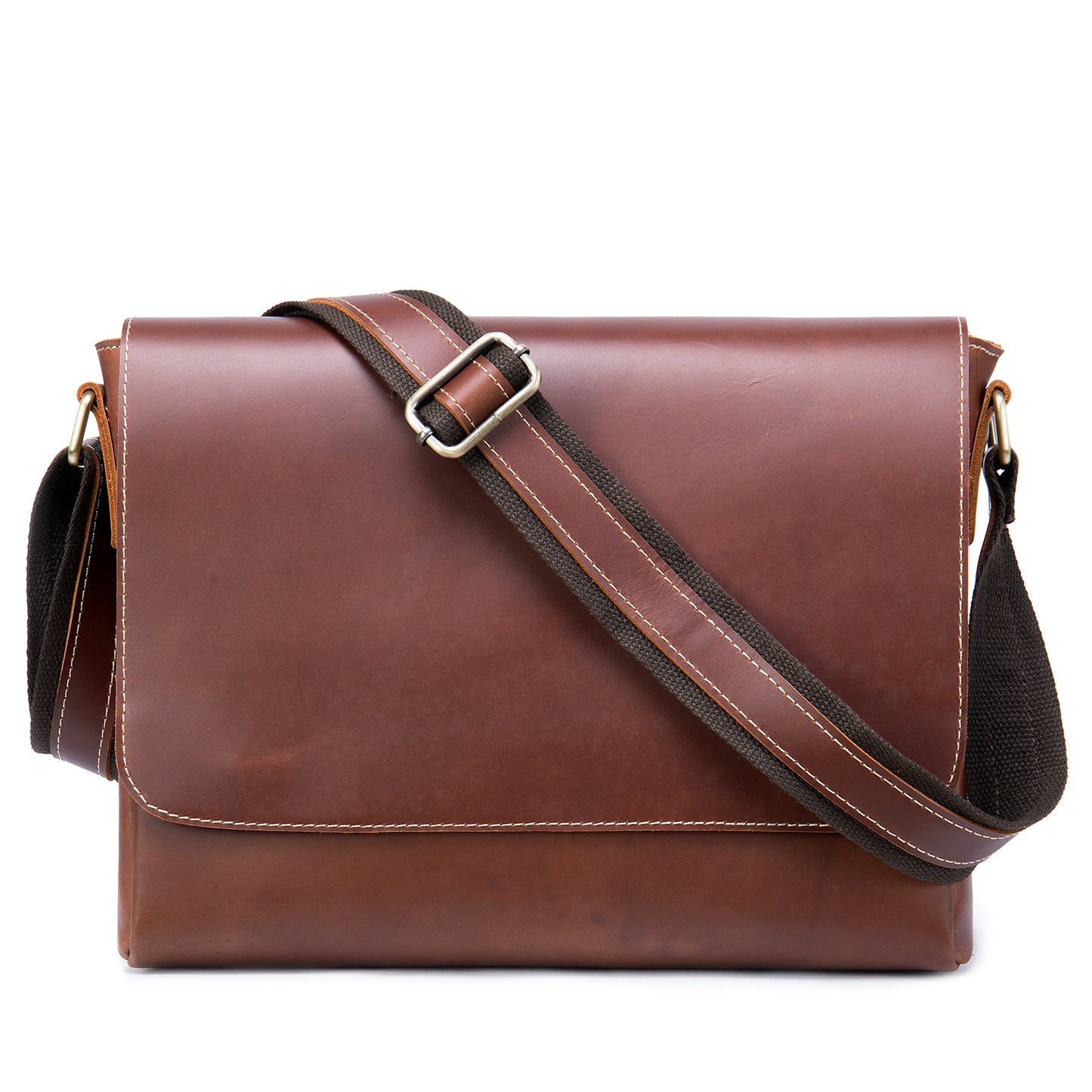 Men's Retro Leather Crazy Horse Fashion Men's Shoulder Bags
