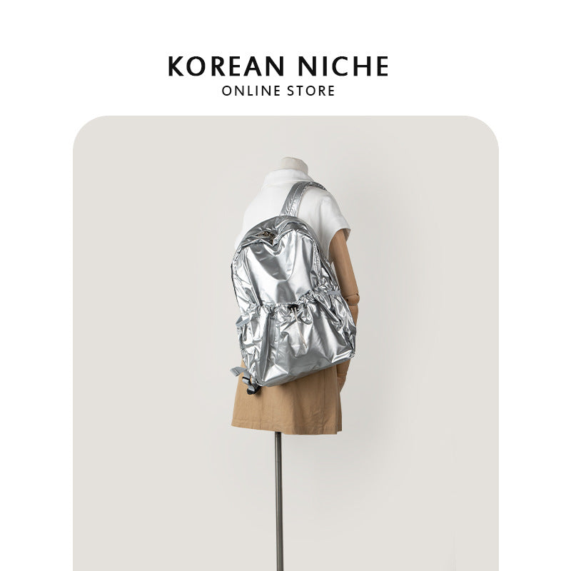 Drawstring Large Capacity Female Design Idle Backpacks