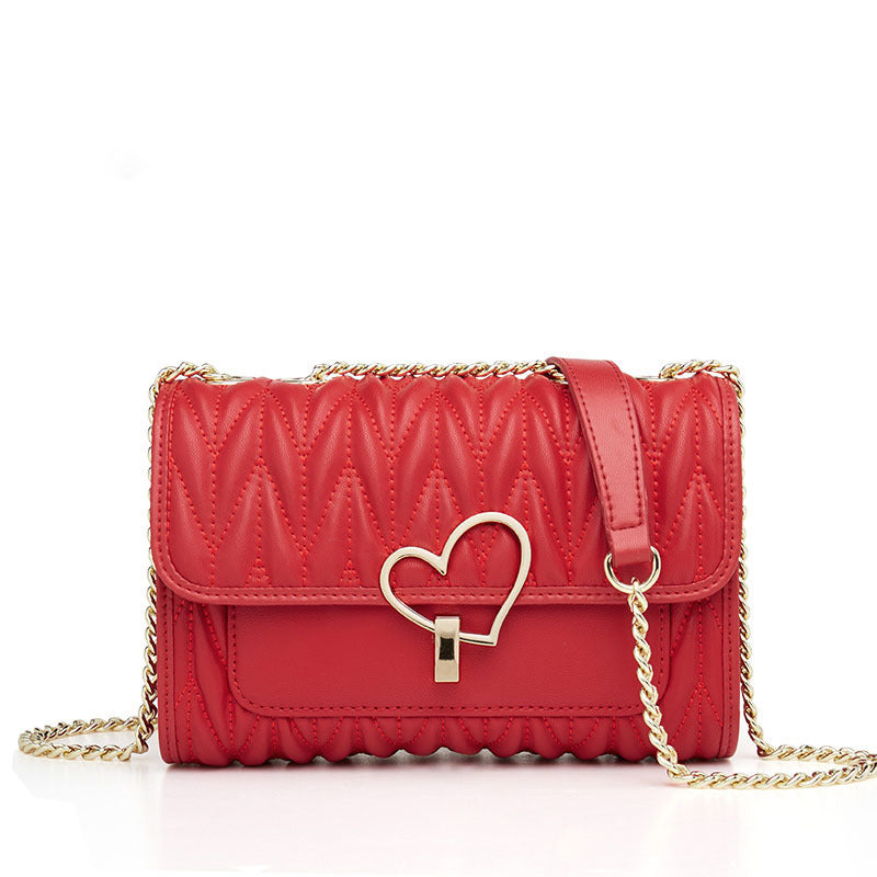 Women's Trendy Stylish Genuine Leather Leisure Chain Shoulder Bags