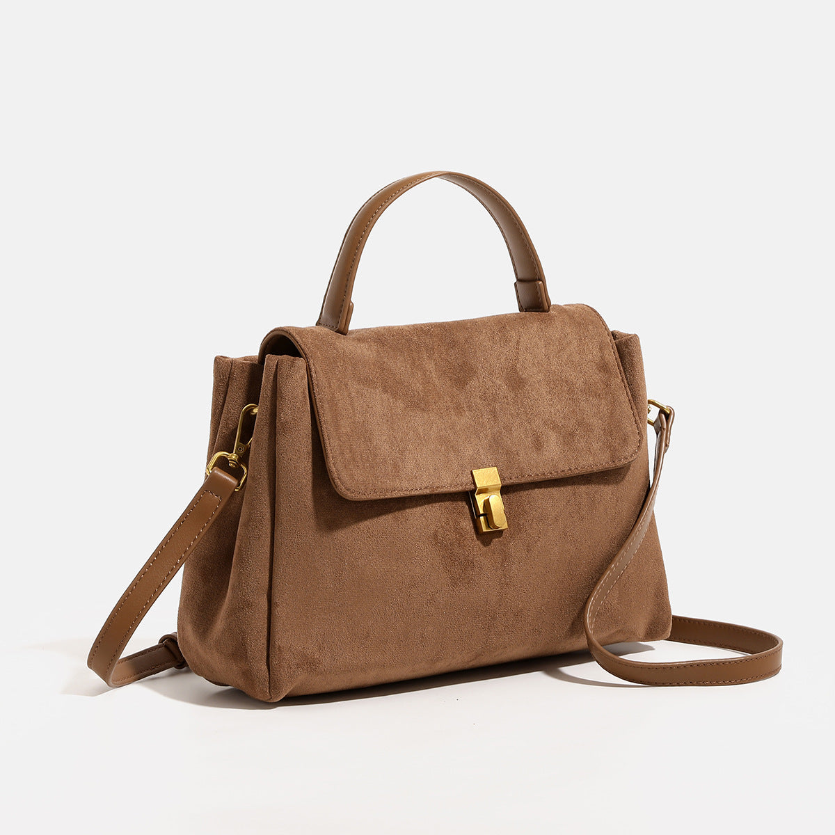 Women's Document Flannel Texture Portable Commuter Large Tote Bags