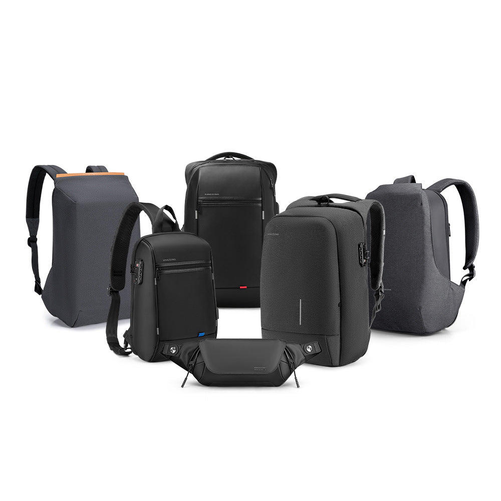 Men's Business Simple Notebook Computer College Backpacks