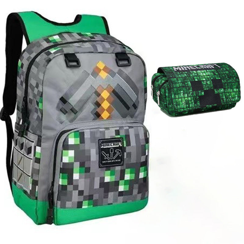 Male Primary Capacity Korean Version Cartoon Backpacks