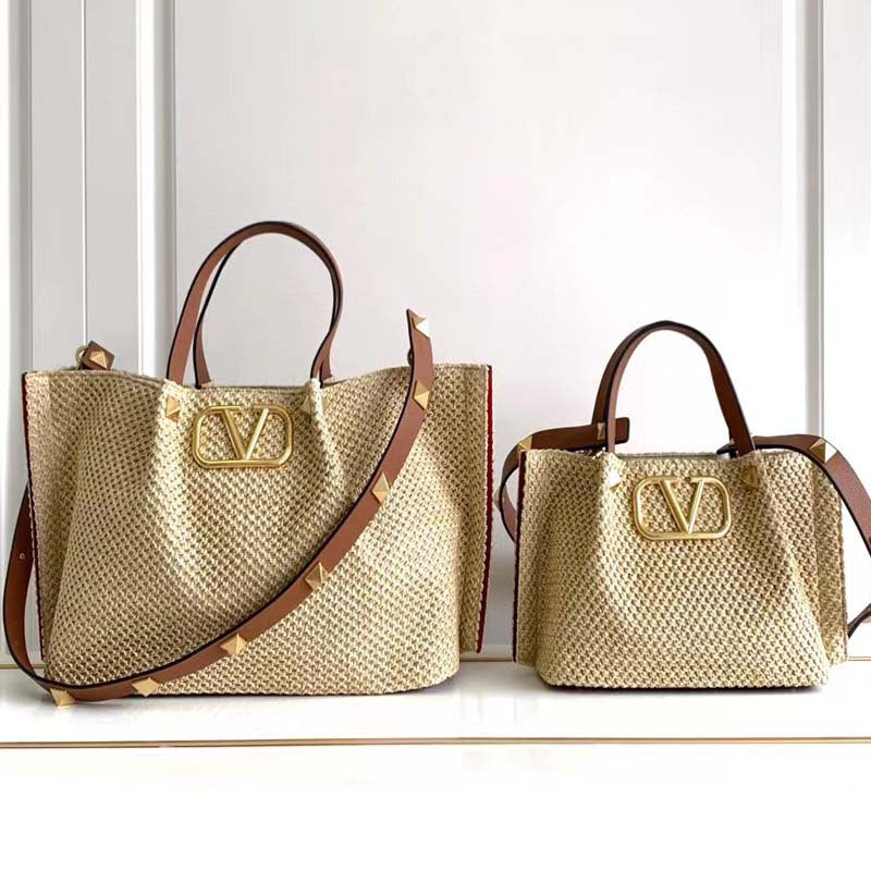 Direct Wholesale V Rivet Chain Shopping Tote Bags