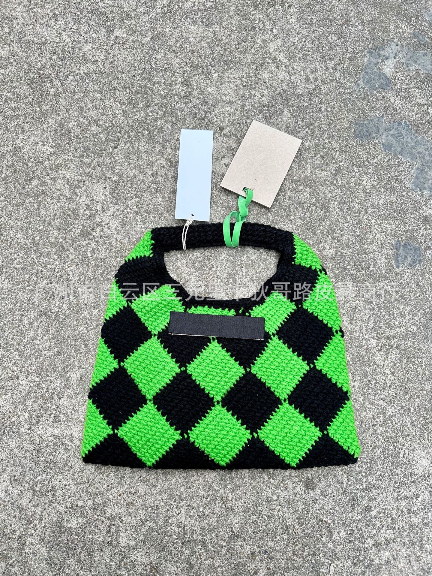 Clutch Hand-woven Color Matching Chessboard Classic Handbags