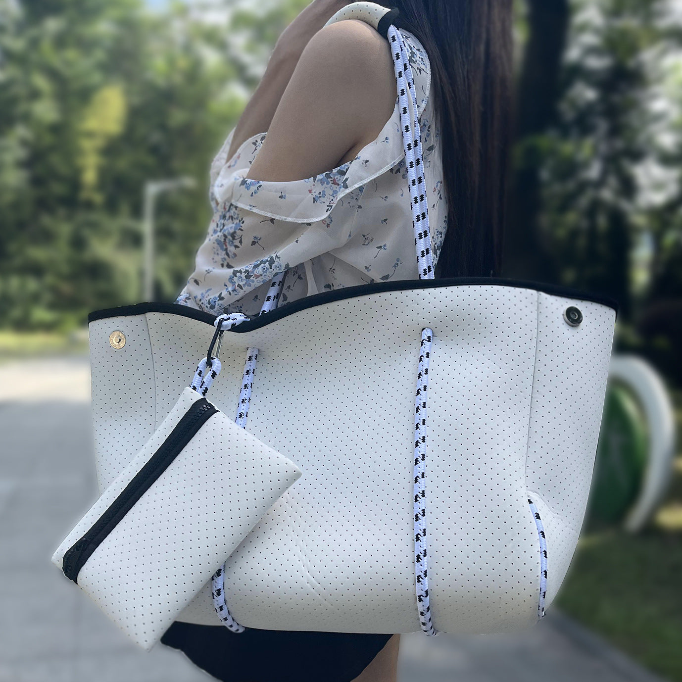 Women's Fashion Neoprene Big Large Beach Travel Bags