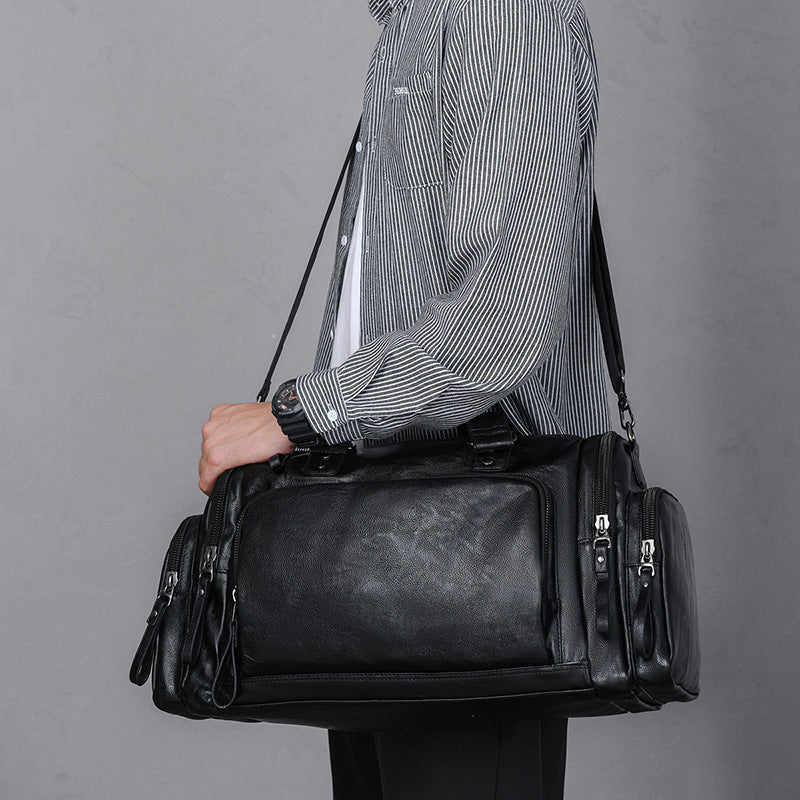 Men's Simple Korean Style Classic Horizontal Portable Men's Handbags