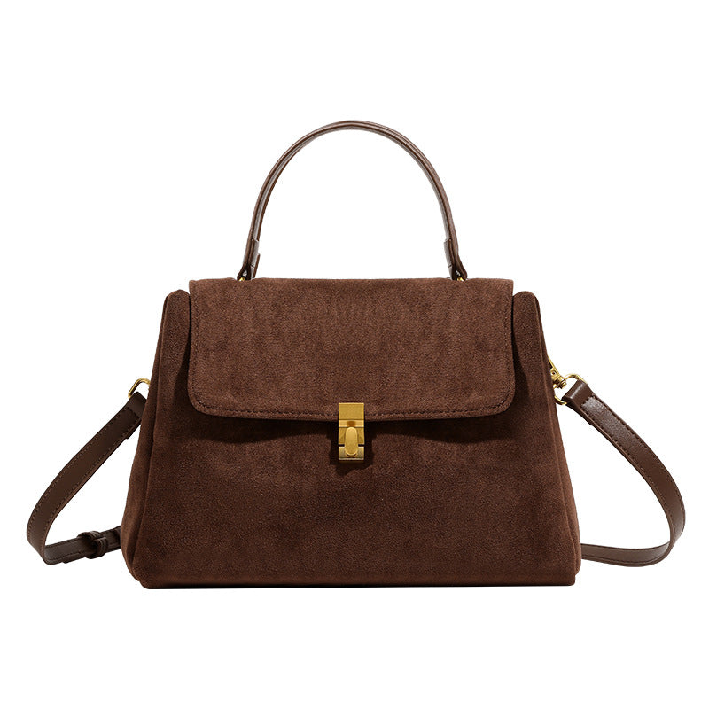 Women's Document Flannel Texture Portable Commuter Large Tote Bags