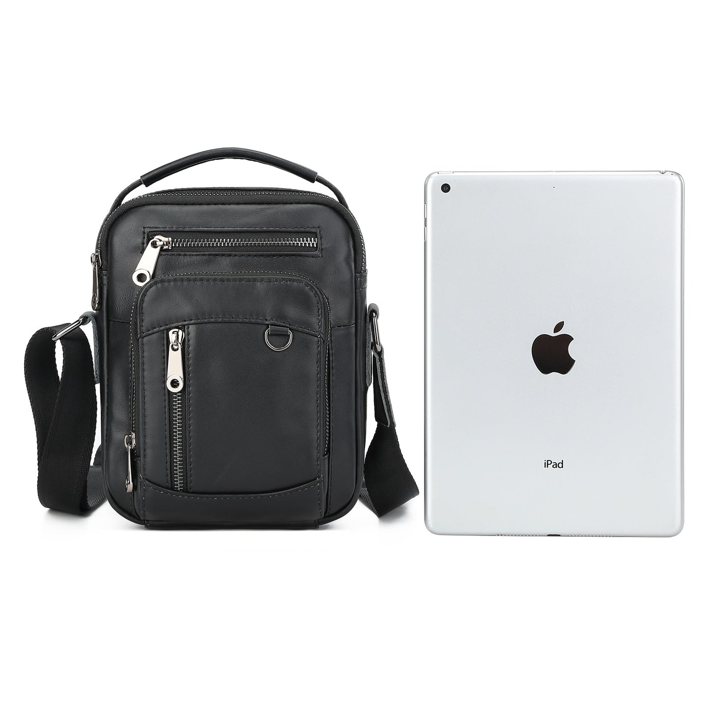 Men's Business Leather Genuine First Layer Cowhide Men's Shoulder Bags