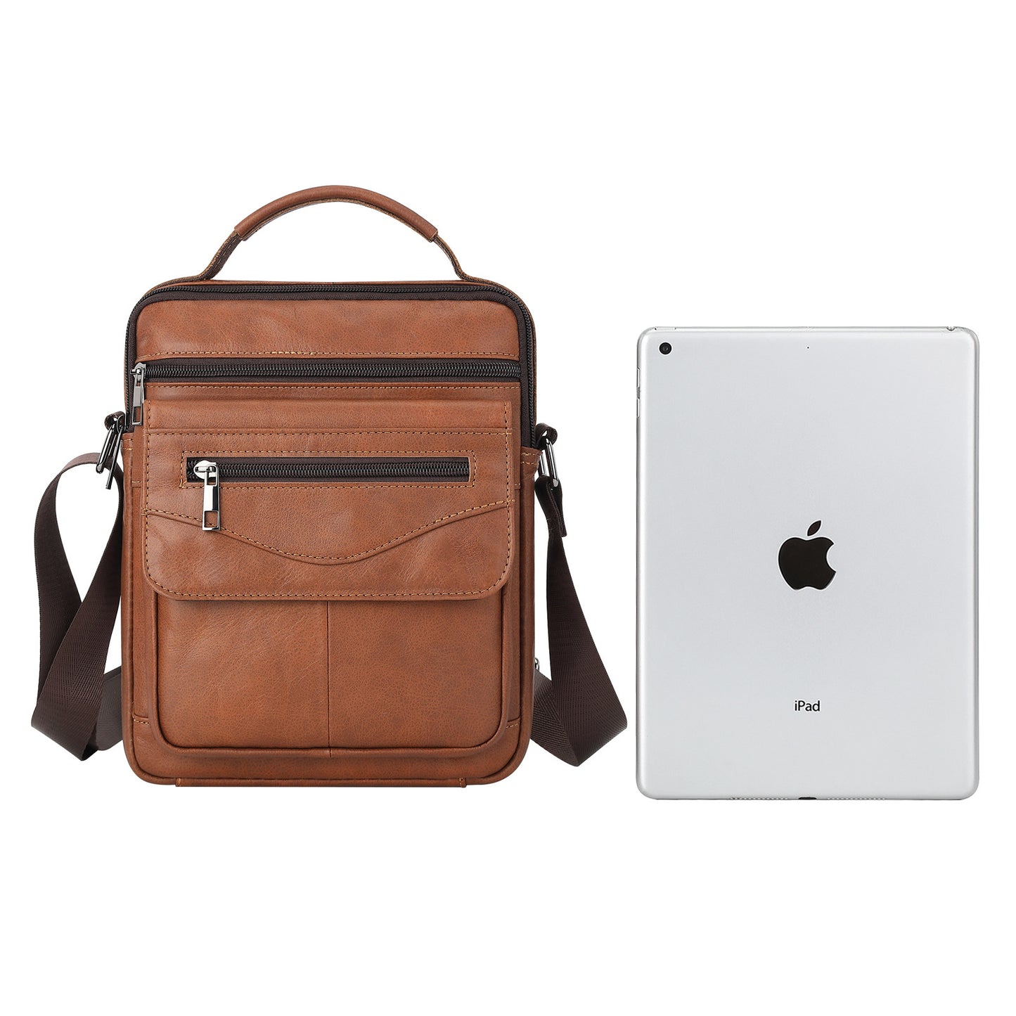 Men's First Layer Cowhide Business Multifunctional Men's Shoulder Bags