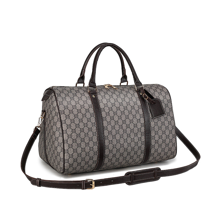 Men's Printed Portable Short Distance Large Capacity Boarding Travel Bags