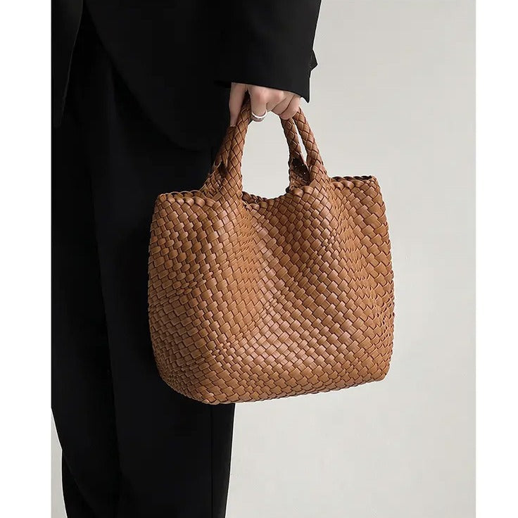 Women's Handmade Woven Portable Large Capacity Tote Bags