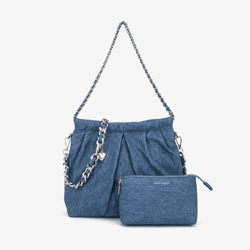 Women's High-grade Large Capacity Garbage Versatile Chain Bucket Bags