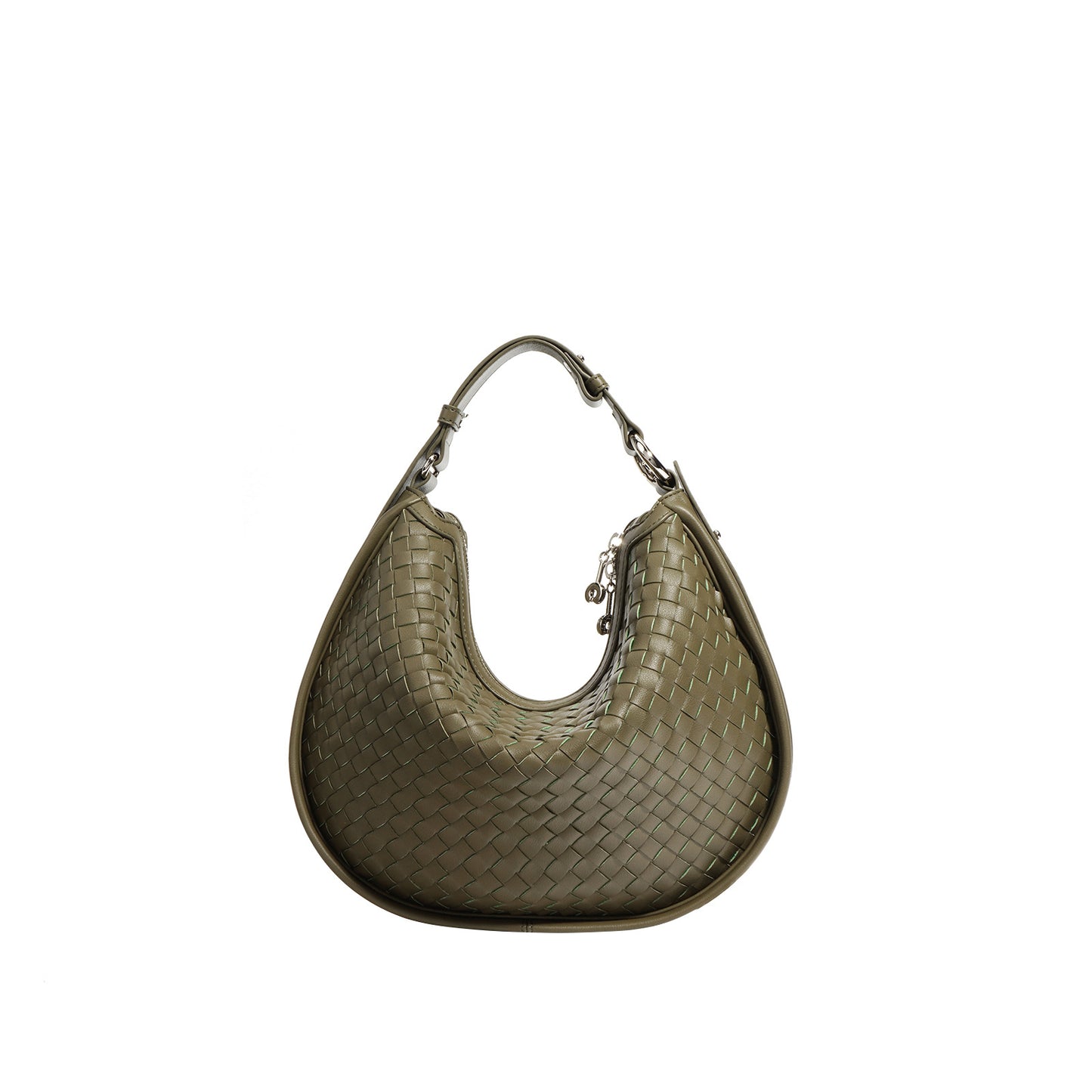 Braided Leather Selenodont Early Spring Fashion Genuine Armpit Bags