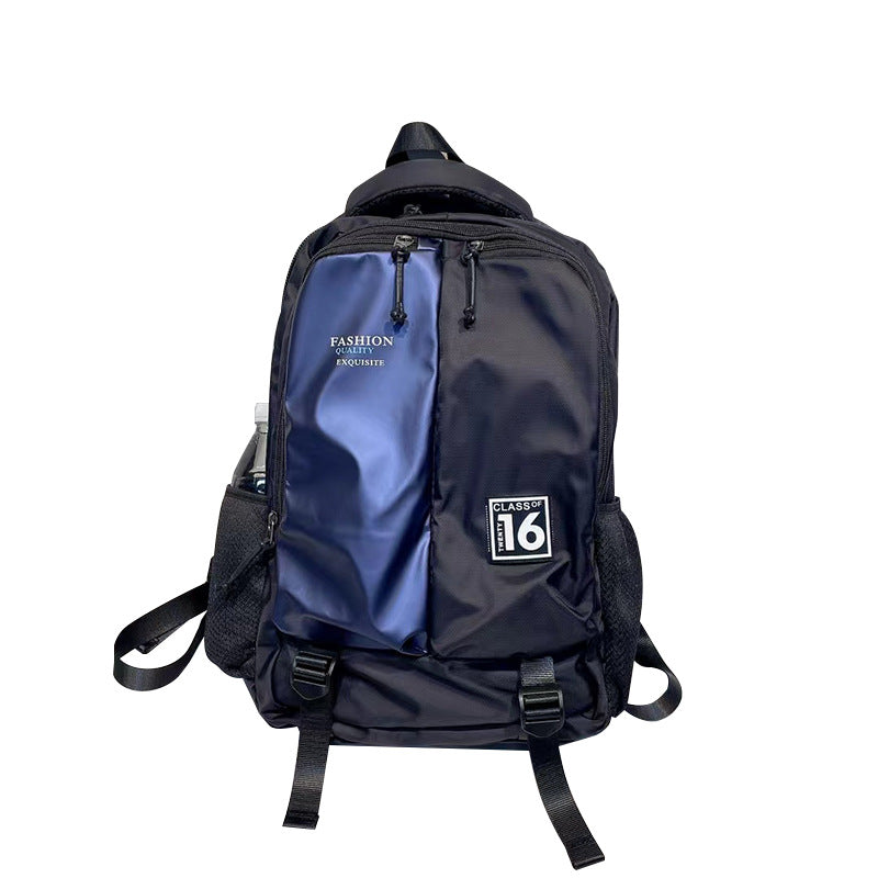 Men's Color Nylon Lightweight Large Capacity Business Backpacks