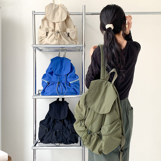 Women's Canvas Simple Daily Practical Large Capacity Backpacks