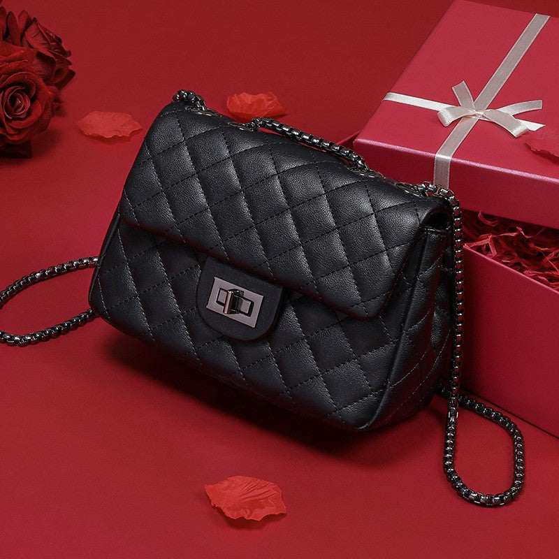 Women's Genuine Leather Advanced Texture Trendy Niche Crossbody Bags