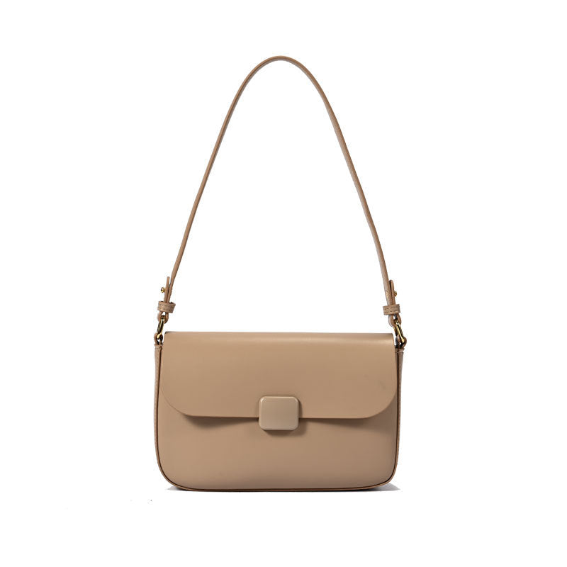 Women's High Sense Niche Leather Minority Simple Fashion Small Square Bags