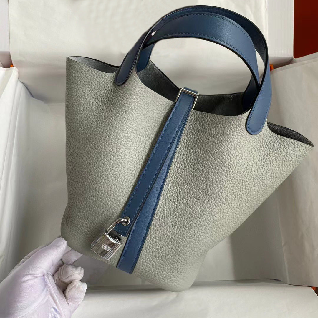 Women's First Layer Litchi Pattern Genuine Leather Bags