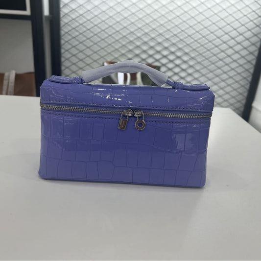 Lunch Box Genuine Leather Portable Simplicity Fashion Makeup Bags