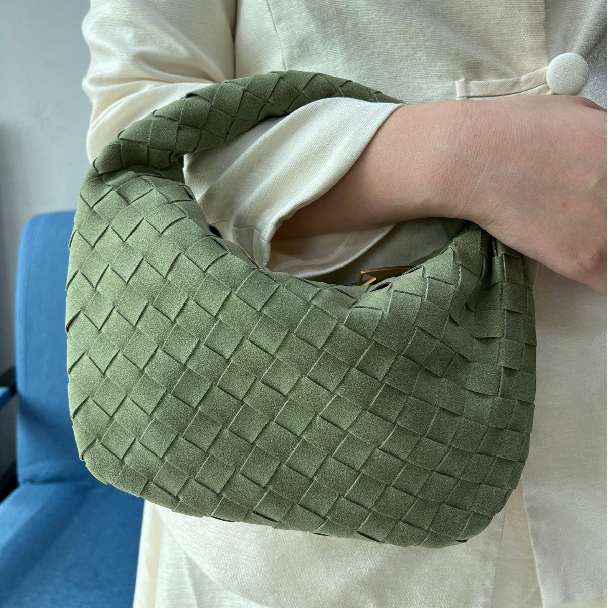 Frosted Woven Hand Handmade Horn Knotted Handbags