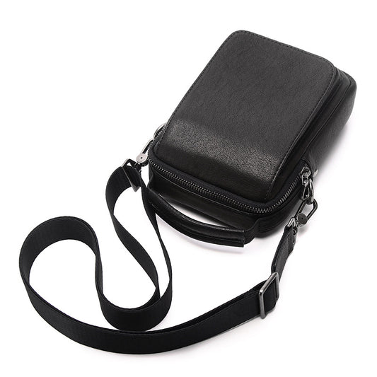 Men's Leather Leisure Mini Cowhide First Layer Men's Messenger Bags