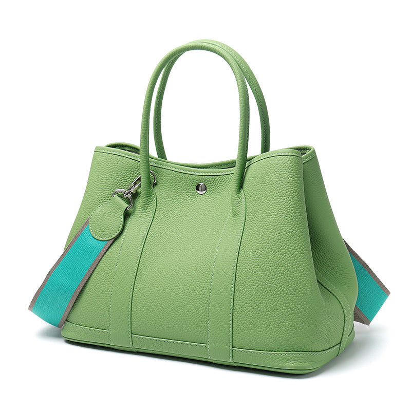 Women's First Layer Cowhide Simplicity Genuine Leather Handbags