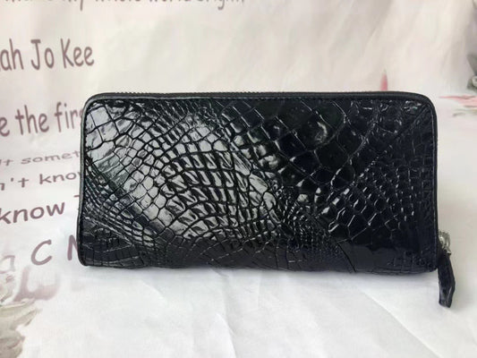 Men's Thailand Crocodile Leather Clutch Genuine Business Paw Zipper Men's Handbags