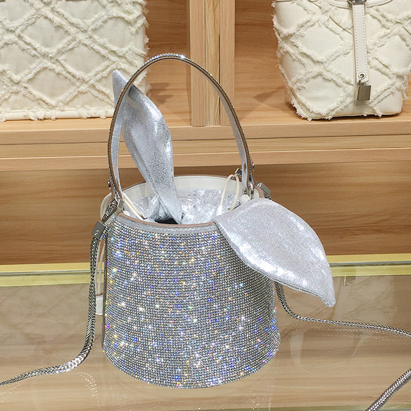 Women's High-grade Rhinestone Chain Cross Body Fashion Crossbody Bags